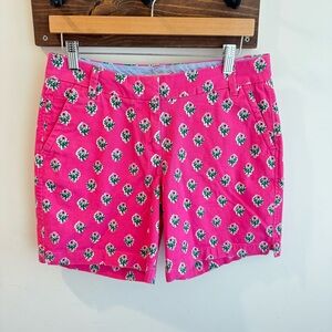 Crown & Ivy Pink Floral Print Shorts Size 4